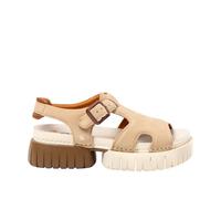 ART 1882 Madeira, flache Sandalen für Damen, Creme, Candy, 37 EU