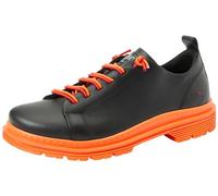 Art 1897 Birmingham Unisex-Sneaker für Erwachsene, Nappa, Schwarz, Orange, 46 EU