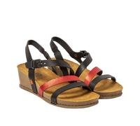 Art 1930 I Live, Damensandale, Nappa Multi Schwarz, 42 EU