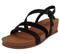 ART 1930 I Live Damensandalen mit Keilabsatz, schwarz (Total black), 39 EU