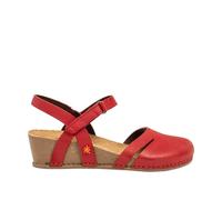 ART 1931 I Live Damen-Sandalen mit Keilabsatz, Rot, Größe 41