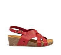 ART 1934 I Live Damen-Sandalen mit Keilabsatz, Rot, Größe 37