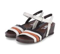 ART 1943 I Imagine Damensandalen mit Keilabsatz, Cremefarben/Schwarz, 39 EU