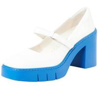 ART 1977 Berna, Plattform für Damen, Nappa, Weiß, Blau, 42 EU