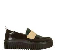 ART Company 1530S Nappa Shinny Black-Jungle/Brighton Multicolor, Schwarz Creme und Grün, 40 EU