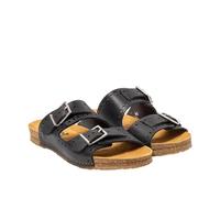 ART Damen 0127 Creta Flache Sandale, Schwarz/Weiß, Größe 39
