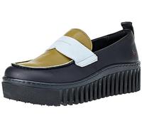 ART Damen 1530s Brighton Mokassin, Schwarz/Himmelblau, 36 EU