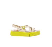 ART Damen 1853 Malaga Flache Sandale, Cremefarben, Pistazie, 40 EU