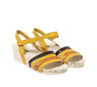 Art Damen 1943 I Imagine Keilsandale, Nappa, Mehrfarbig, Gelb, 40 EU