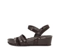 Art Damen 1943 I Imagine Keilsandale, schwarz (Total Black), 41 EU