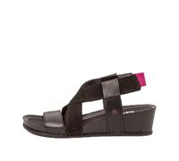 ART Damen 1944 I Imagine Keilsandale, schwarz (Total Black), 39 EU