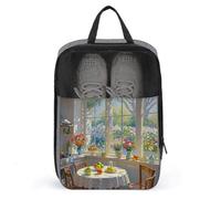 Art Küchenschuhtasche, Reise-Schuh-Organizer, wasserabweisend, Schuhbeutel mit Reißverschluss, Sneaker, Staubbeutel, grau, Einheitsgröße, modern, grau, Einheitsgröße, Modern