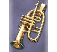 Art Of Music FLÜGELHORN Anhänger (vergoldet)