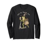 Art Teacher Rana Frog Toad Langarmshirt