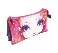 Artesania Cerda Estuche/portatodo Plano 3 Compartimentos Nebulous Zusatztasche, 22 cm, Pink (Rosa)