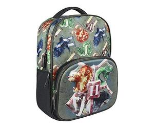 Artesania Cerda Mochila Escolar 3d Harry Potter Hogwarts Schulrucksack, 41 cm, Grau (Gris)
