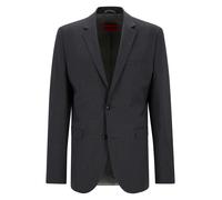 HUGO Sakko Herren Extra Slim Fit Woll-Stretch grau, 102