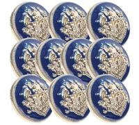 Artibetter 10 Stück Runde Metallknöpfe aus Legierung für Kleidung und Pullover Dekorative Vintage Knöpfe zum Nähen und Selbstgemacht Ersatz ohne Grate