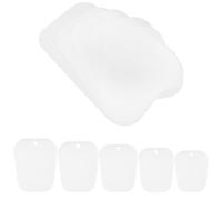 Artibetter 10 Stück Stiefelformer Einlegesohlen, Pp, Flexibel | 8, 10, 12, 14 und 16 Zoll, Transparent Weiß, für Damen und Herren