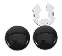 Artibetter 2 Stück Manschettenknöpfe Herren aus Zinklegierung und Kupfer Schwarz Elegantes Design mit Feinen Details Widerstandsfähig gegen Verschleiß für Formelle Hemden und Besondere