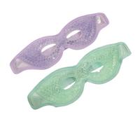 Artibetter 2 Stück Pvc Schlafmaske mit Weichem Gel für Kühle Augenpflege Wiederverwendbare Augenpads zur Linderung Geschwollener Augen für Zuhause und Büro