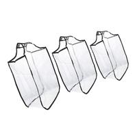 Artibetter 3 Stück Kofferschutzhülle aus PVC mit Verschleißfester Wasserabweisender Gepäckhülle für Reisegepäck Staubschutz und Kratzfestigkeit Halbtransparent und Robust
