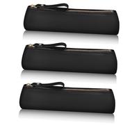 Artibetter 3 Stück Stiftspeicherbeutel Stich Bleistiftbeutel für Mädchen Etui Tragbare Briefpapierbeutel Lehrer Federmäppchen Bleistift-Organizer Bleistiftbeutel klein Leder