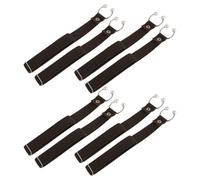 Artibetter 4 Paar Elastische Schnürsenkel Zubehör mit Metall Anti Rutsch Schuhband Dekoration für High Heels und Verschiedene Schuhe bei Schlechtem Wetter
