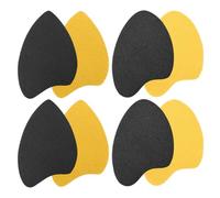 ARTIBETTER 4 Paar Rutschfeste High Heel Sohlenpolster aus Abriebfestem Material Geräuschdämpfend Selbstklebend Zuschneidbar Schuhzubehör für Pumps Sneaker und Elegante Schuhe