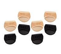 Artibetter 4 Paar Unsichtbare Halbe Vorfußpolstersocken für Damen mit Atmungsaktivem Gewebe und Rutschfestem Design für Sandaletten und Reisen