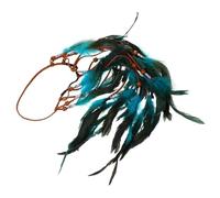 Artibetter Boho Damen Haarband mit Federn Elastisches Handgefertigtes Festival Stirnband aus Strapazierfähigem Material Kopfschmuck für Alltag Party und Hochzeit