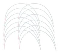Artibetter Damen BH Bügel Ersatz 10 Paar Stahlringe zum Nähen Reparaturset für Bügel BHS Größe 14 X 7 X 0,2cm Zubehör für Unterwäsche Reparatur