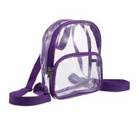 Artibetter Durchsichtiger Kleiner Rucksack aus PVC für Mädchen Wasserfest und Multifunktional für Outdoor Sport und Reisen Mittelgroß und Praktisch