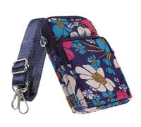 Artibetter Floral Gemusterte Umhängetasche aus Nylon Kleine Handliche Handytasche Tragbar und Verschleißfest zum Einkaufen und Reisen