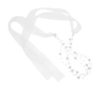ARTIBETTER Mehrlagiges Perlen Hochzeitsstirnband mit Spitzen Transparentes Haarband Brautschmuck Leichtes Vintage Haaraccessoire für Damen