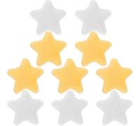 Artibetter Niedliche Kleiner Haarclips Bequem und Sicher zu Tragen für Mädchen und Frauen 10 Stück pack Stern Haarspangen aus Plüsch und Metall Frisör Zubehör