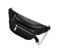 Artibetter Pu Leder Damen Gürteltasche mit Doppelter Tasche und Verstellbarem Schultergurt Große Kapazität Bequeme Umhängetasche für Alltag und Freizeit