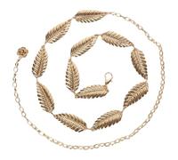 Artibetter Verstellbare Taillenkette aus Metall mit Blattmuster Bequeme und Langlebige Körperkette für Frauen für Street Decoration und Sommerliche Accessoires