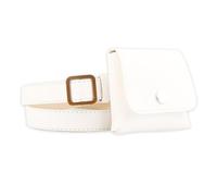 Artibetter Weiße Gürteltasche aus Pu Leder im Retro Stil Leichte und Multifunktionale Damen Hüfttasche mit Ausreichend Platz für Handy und Schlüssel im Alltag