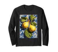Artistic Figs Mediterrane Fliesenkunst Summer Vibes Coastal Langarmshirt