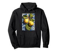 Artistic Figs Mediterrane Fliesenkunst Summer Vibes Coastal Pullover Hoodie
