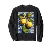 Artistic Figs Mediterrane Fliesenkunst Summer Vibes Coastal Sweatshirt