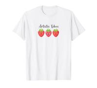 Artistic Vibes Süßes Erdbeer-Trio Preisgünstiges Grafik-T-Shirt
