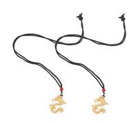 ARTSEWPLY 2 Stück Dragon Anhänger aus Vintage Drachen Charms mit Aufhängeloch für DIY Halsketten Schmuckherstellung Modischer Feng Shui Drachen Charm für Damen und Herren