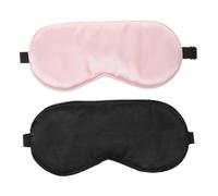 ARTSEWPLY 2stücke Schlafmaske Aus Satin Doppelseitige Augenmaske Für Bequemes Schlafen Lichtblockierend Für Reisen Und Zuhause Erhältlich
