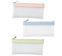 ARTSEWPLY 3stücke Teiliges TPU Transparent Pen Bags Multifunktionale Reißverschluss-stifteetuis Für Schule Und Büro Leicht Geräumig Und Praktisch Für Schreibwaren