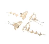 ARTSEWPLY 4 Stück Elegante Haarspangen mit Quasten Rutschfeste Haarklammern für Damen Einzigartiges Zahn design Vielseitig Einsetzbar zum Styling und Alltag Schonend und Fest Haltend