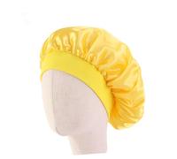 ARTSEWPLY 5 Stück Kinder Schlafmütze Elastisch Aus Satin Einfarbig Breitkrempig Leicht Atmungsaktiv Bademütze Für Haare Schützen Beim Duschen Und Schlafen Zu Hause Reisen