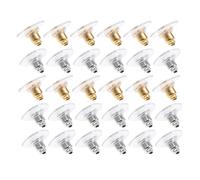 ARTSEWPLY 600 Stück Ohrringstopper Ohrstecker Verschlüsse Selbstgemacht Ohrring Zubehör Ohrringkappen Silber Gold für Schmuckherstellung und Basteln