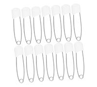 ARTSEWPLY Sicherheitsnadeln Für Windeln Weiß 30 Stück Zinklegierung Pp Wäscheklammern Sanft Zur Haut Vielseitig Für Babys Wickeln Nähen